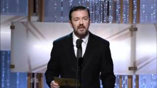 Ricky Gervais at the 2011 Golden Globes [upl. by Line]