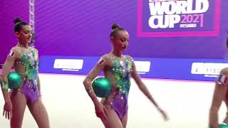 FRANCE 5 Balls Qualifications World Cup Pesaro 2021 [upl. by Dlaner373]