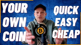 How to MAKE and SELL your OWN crypto coin Create token in LESS than 15 minutes [upl. by Ralat]