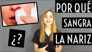 ¿POR QUÉ SANGRA LA NARIZ epistaxis  Mentes Médicas [upl. by Maharg161]