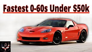 8 Quickest 060 American Cars Under 50k [upl. by Ynahirb]