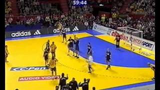 Sweden vs Germany EM2002 Handball Part 914 [upl. by Woodie]