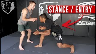 Wrestling for MMA Stance amp Entry for Takedowns [upl. by Oria]