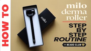 Beard Club Derma Roller  Beard Growth Routine [upl. by Tonia]