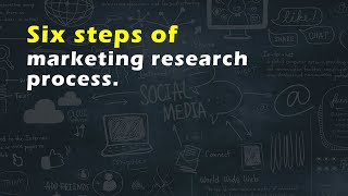 Six steps of marketing research process [upl. by Bartholemy]