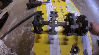 Snowmobile Driveshaft Bearing replacement [upl. by Alrick]