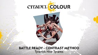 How to Paint Tyranids Hive Tyrants – Contrast Method [upl. by Llenyaj]