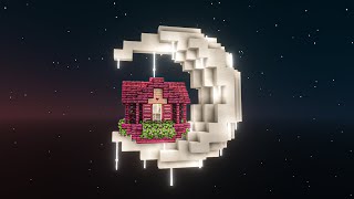 Minecraft  How to Build a Moon House [upl. by Dekeles]