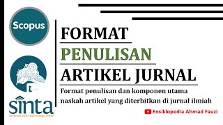 Format Penulisan Artikel Jurnal [upl. by Rexferd]