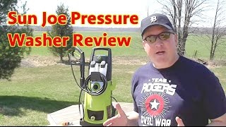 Sun Joe Electric Pressure Washer Demonstration amp Review [upl. by Bailar]