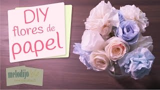 DIY Rosas para regalar  Cómo hacer rosas de papel  Paper flowers tutorial [upl. by Alamat]