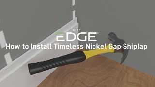 How to Install Timeless Nickel Gap Shiplap [upl. by Odlabso680]