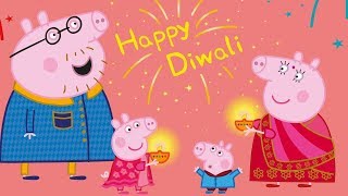 Peppa Pig in Hindi  Happy Diwali 🎉 हिंदी Kahaniya  Hindi Cartoons for Kids [upl. by Eibber]