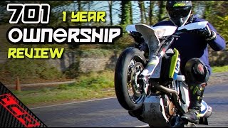 Husqvarna 701 Supermoto  1 Year Ownership Review [upl. by Llenreb175]