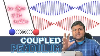 Coupled Pendulum  Normal Modes amp Frequencies  Lagrangian Approach [upl. by Tocs]