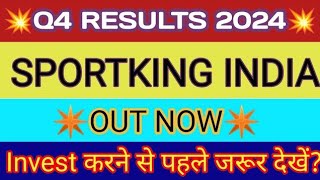 Sportking India Ltd share latest News Today Fundamental Analysis Video l Next Target 🎯 [upl. by Lenoyl974]