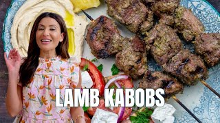 Juiciest Lamb Kabob Recipe  The Mediterranean Dish [upl. by Halladba59]