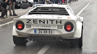 Lancia Stratos HF Rally PURE Ferrari V6 Engine Sound [upl. by Oninotna6]