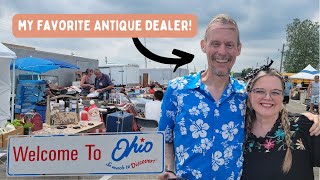 Ohios BIGGEST Flea Market Buying amp Selling Vintage and Antiques [upl. by Tigram661]