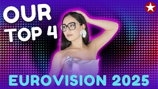 Eurovision 2025 OUR TOP 4 🇬🇷 NEW Greece [upl. by Morganne]