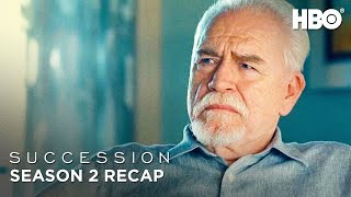 Succession Season 2 Recap  HBO [upl. by Nlocnil]