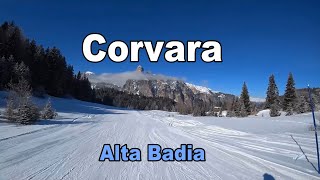 Italy Skiing Corvara Alta Badia [upl. by Latonia]