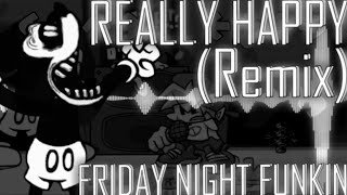 Really Happy REMIXCOVER Friday Night Funkin [upl. by Htnnek]