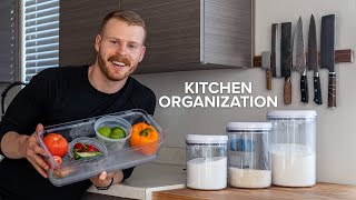 Beginners guide to Kitchen Organization Fridge Pantry Knives Pots  more [upl. by Mahan553]