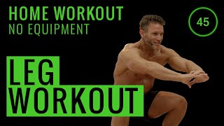 10 Minute Leg Workout  No Equipment Home Workout [upl. by Hsenid539]