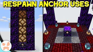 RESPAWN ANCHOR USES  Minecraft 116 Nether Update [upl. by Naivad]