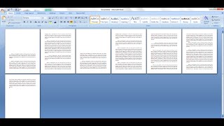 How to give different page setup margin in same word document [upl. by Ludovick]