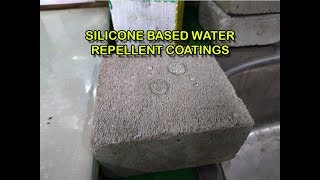 silicone based water repellent transparent coating [upl. by Nonohcle645]