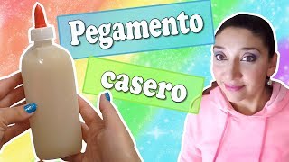 HAZ PEGAMENTO CASERO  DIY PEGAMENTO O COLA CASERA  Paito [upl. by Okier]