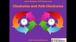 Clockwise and Anti Clockwise  Teaching Resource [upl. by Adnahsal]