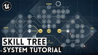 How To Create a Skill Tree System  UE4 Tutorial [upl. by Aerbua]