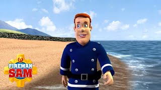 Sam at the Beach  Fireman Sam Official  Cartoons for Kids [upl. by Felizio228]