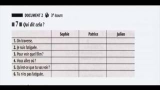 Compréhension orale Niveau 1  Leçon 2 [upl. by Ashjian]