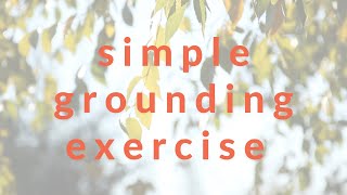 A simple grounding exercise  Guided by Alex Howard [upl. by Sherard]