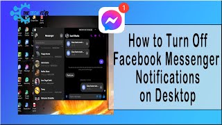 How to Turn off Facebook Messenger Notifications on Desktop Easy Way [upl. by Cedell]