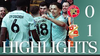 Match Highlights Walsall vs Swindon Town [upl. by Jase]