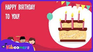 Happy Birthday To You Lyric Video  The Kiboomers Preschool Songs amp Nursery Rhymes [upl. by Philine]