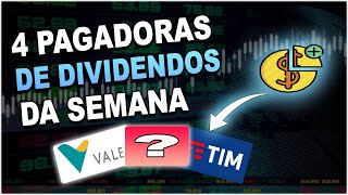 DIVIDENDOS DA SEMANA DIVIDENDO INTELIGENTE TIMS3 VALE3 CSMG3 RADL3 VALE A PENA INVESTIR [upl. by Wagner]