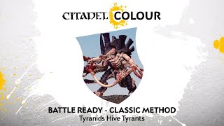 How to Paint Tyranids Hive Tyrants – Classic Method [upl. by Suicul895]