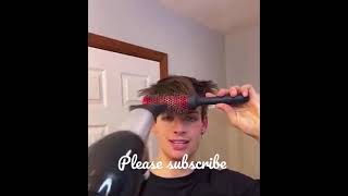 Tiktok Boy Hairstyle Tutorial [upl. by Htidra]