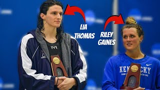 Riley Gaines SPEAKS OUT about Transgender Swimmer Lia Thomas [upl. by Ettigdirb768]