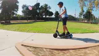 Razor Power Core E100 Electric Scooter Ride Video [upl. by Icyak]