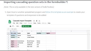 KoboTool Box Cascading multiple question filter [upl. by Esinev]