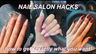 WHAT TO ASK FOR AT THE NAIL SALON  HOW NOT TO GET SCAMMED [upl. by Eniledgam]