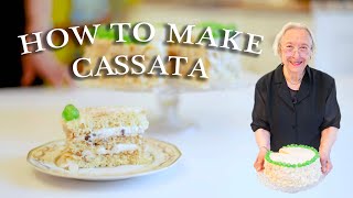 Cassata Siciliana  Kitchen on the Cliff with Giovanna Bellia LaMarca [upl. by Egor]