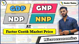 2 GDP GNP NDP NNP Aggregates of National Income by Hardev Thakur [upl. by Teyut603]